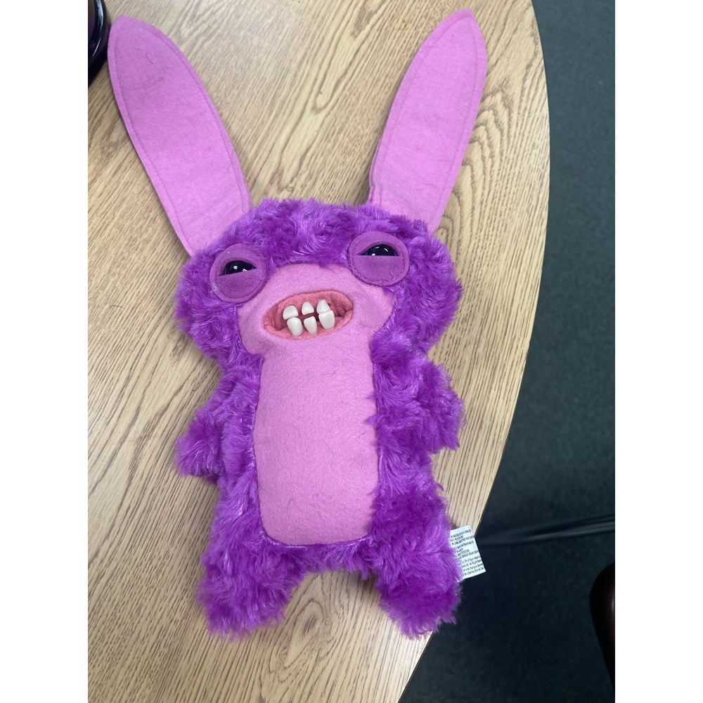 Authentic Fuggler Pink Lord Long Ears Spin Master Plush Funny Ugly Monster 2024